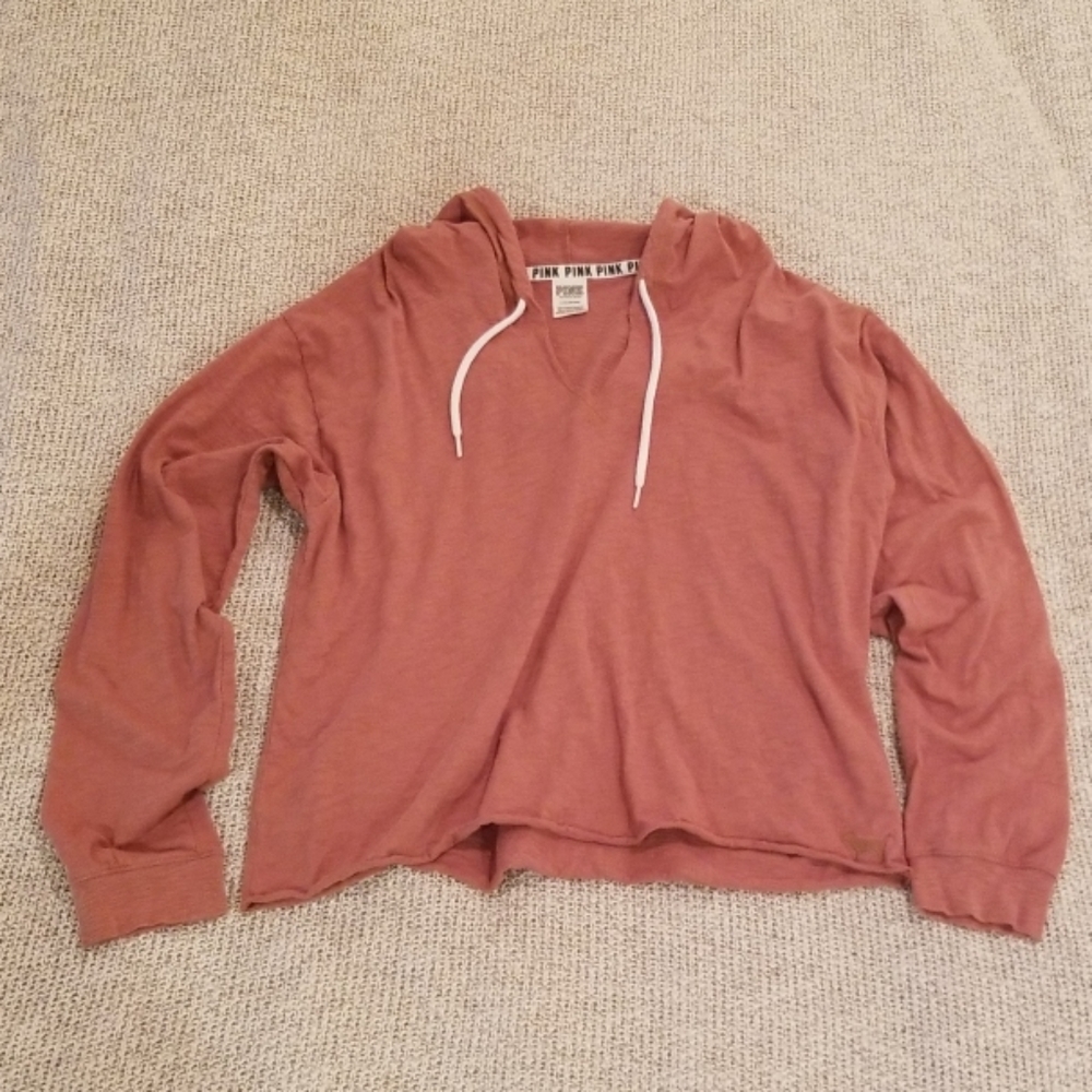 Victoria's Secret PINK lightweight cotton hoodie